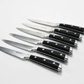Barenthal 6pcs/set Steak Knives, Stainless Steel Serrated Steak Knives, 4.8-inch Serrated Steak Knife with Storage Case