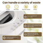 4L Electric Composter for Kitchen, Smart Compost Bin Outdoor/Indoor