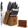17-Piece Japanese Knife Set with Magnetic Block