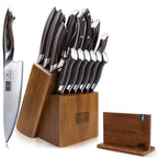 17-Piece Japanese Knife Set with Magnetic Block